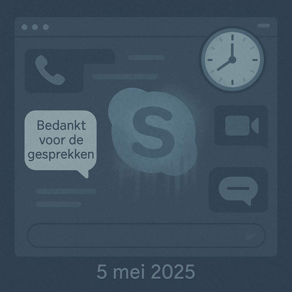 Einde skype